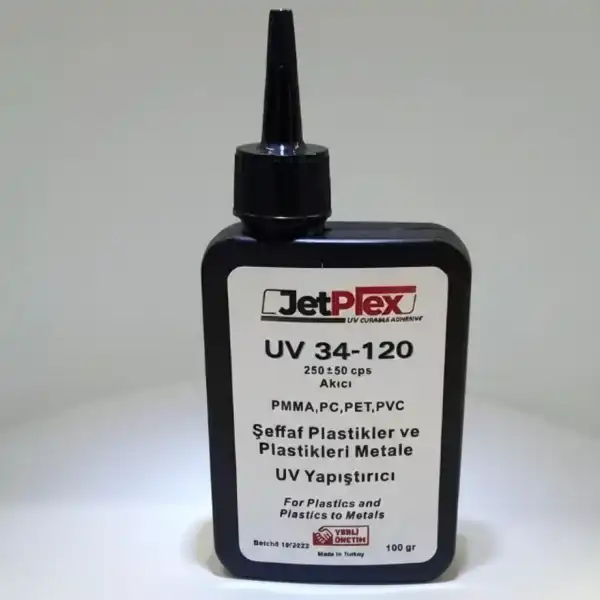 Uv Yapıştırıcı - 100 Gr Ultraviyole Pleksi Cam Akrilik Polikarbon Yapıştırıcı